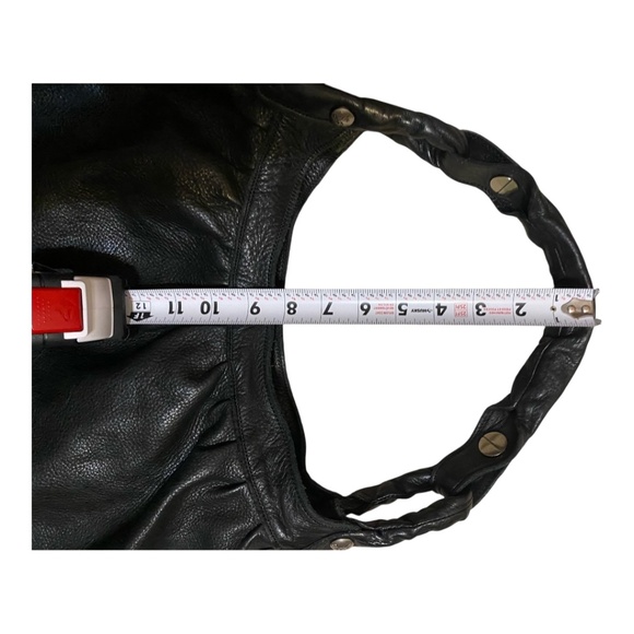 Lucky Brand slouchy black leather hobo bag. - Picture 5 of 16